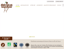 Tablet Screenshot of distriplus.fr